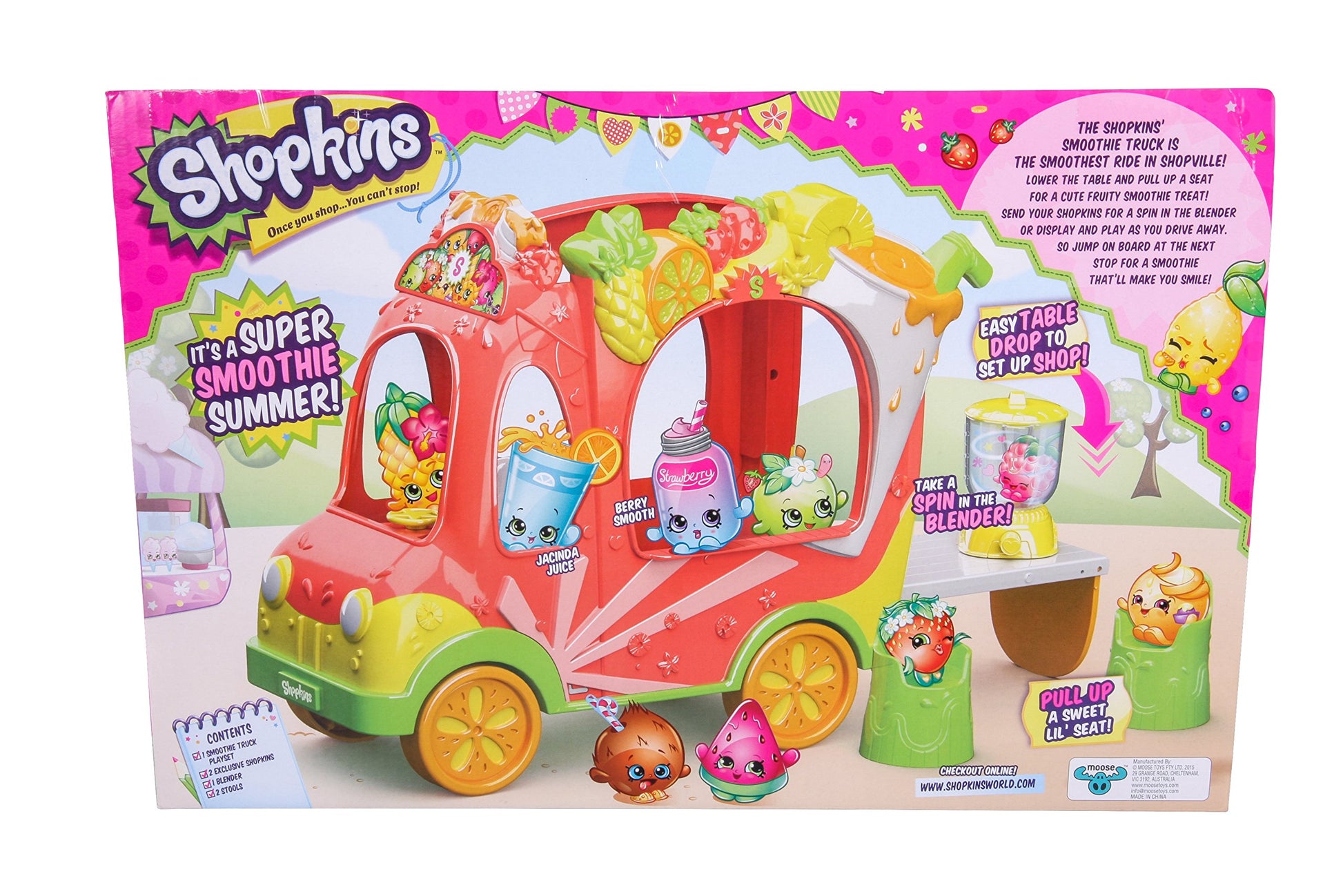 Shopkins Shoppies Groovy Smoothie Juice Truck