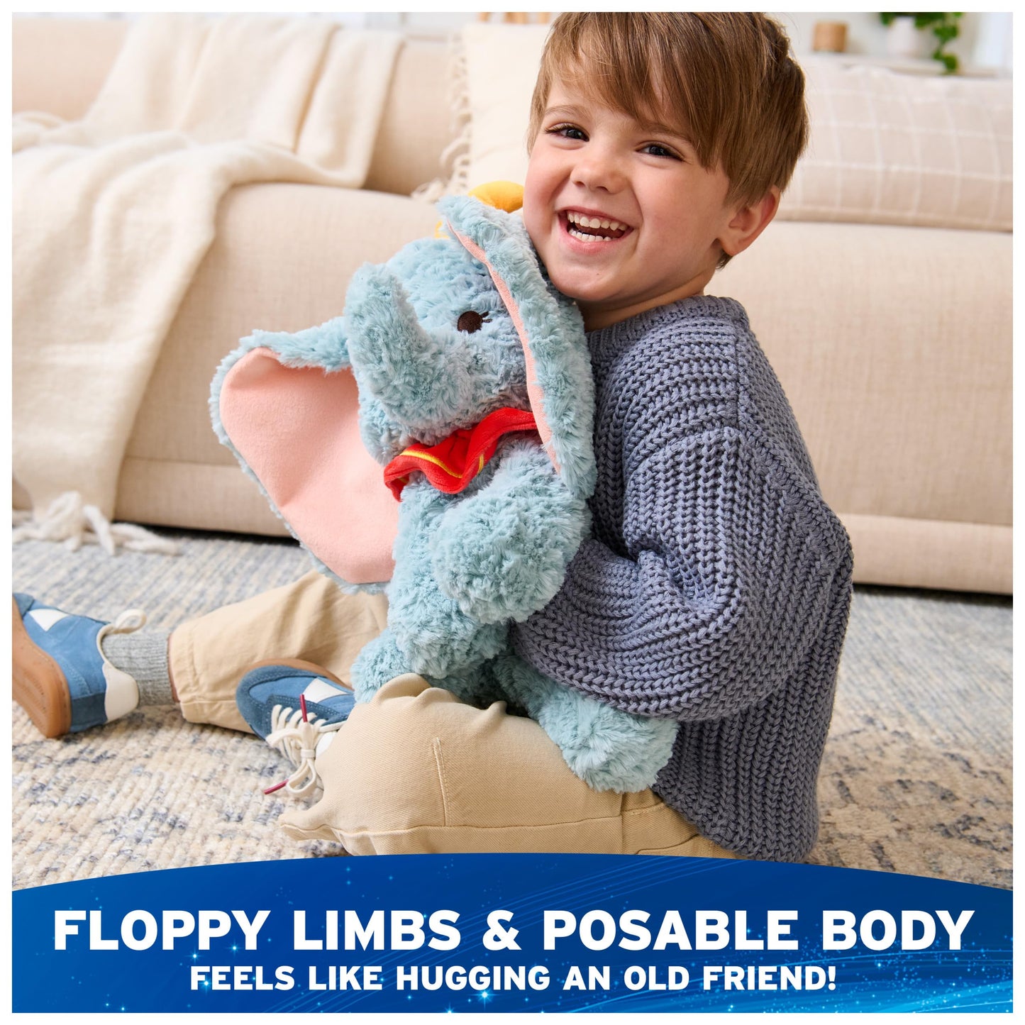 GUND Disney Cozys Collection Dumbo 10-Inch Elephant Stuffed Animal, Ages 0+