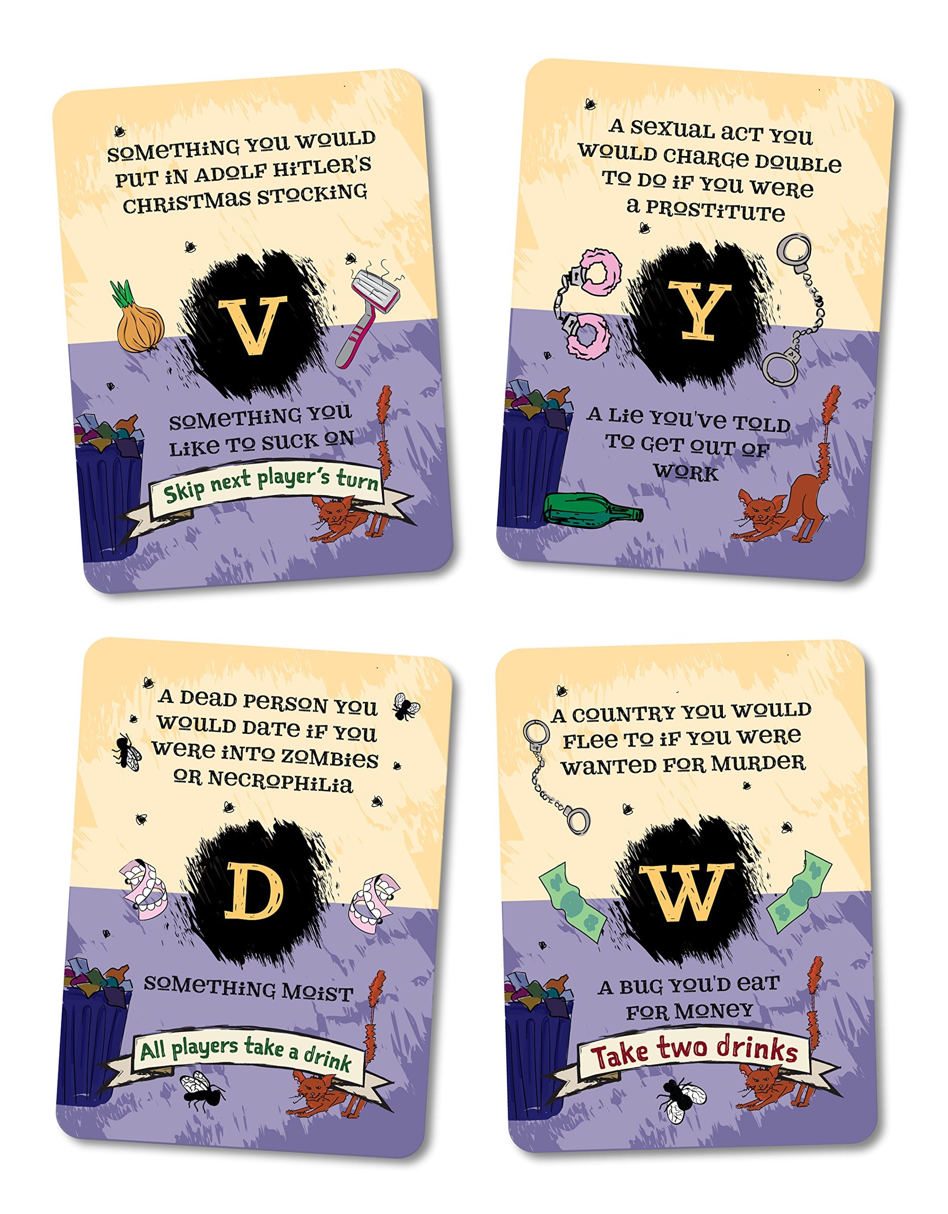 Filthy Old Maid Party Game - A Funny, Social Adult Drinking Game