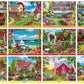 MasterPieces Jigsaw Puzzle 12-Pack Bundle Set, Folk Art by Alan Giana, Multi-Pack for Adults & Kids, Eco-Friendly