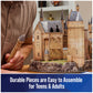 4D Build Harry Potter Deluxe Hogwarts 3D Puzzle Model Kit for Adults