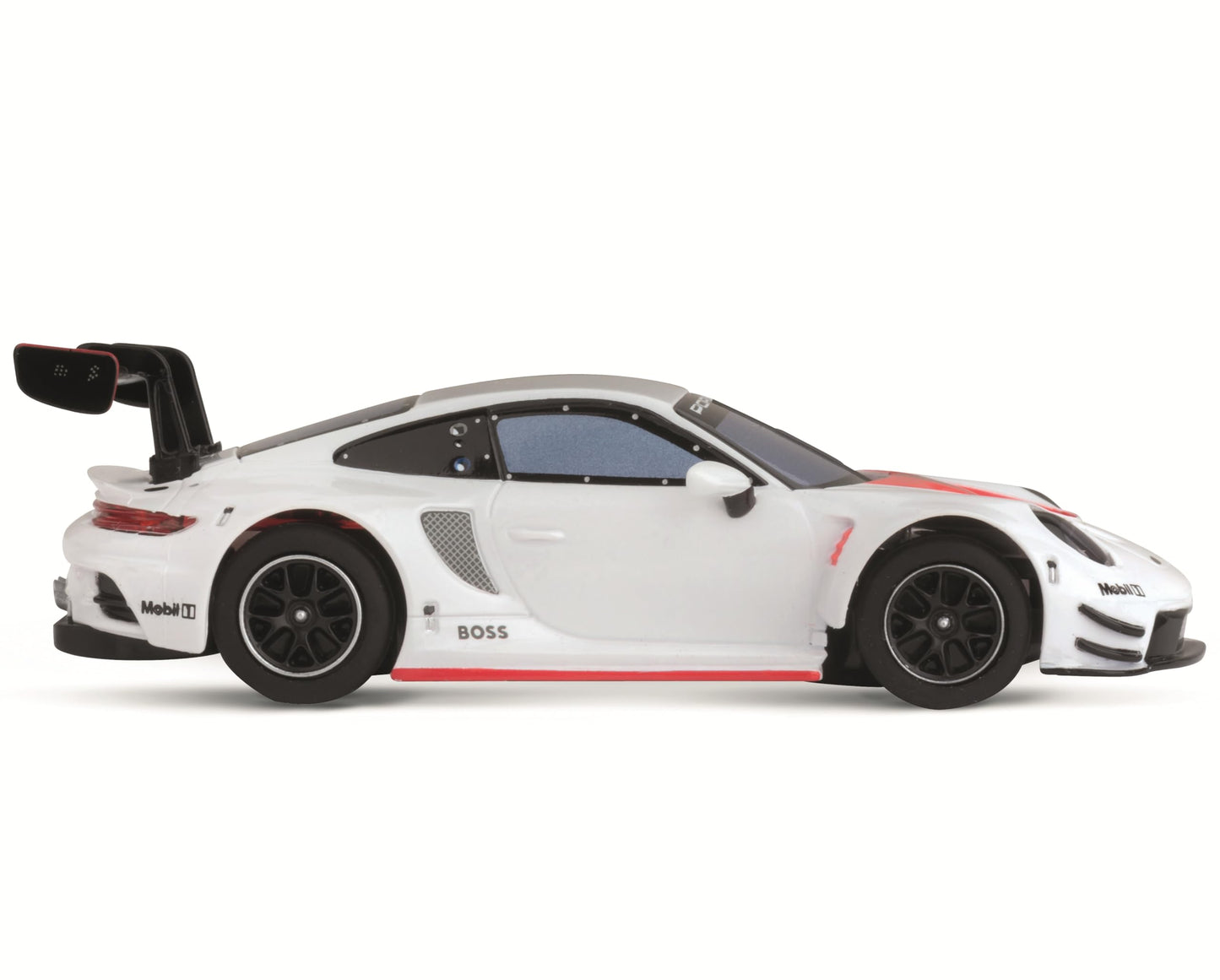 Carrera Hybrid Racing Car Porsche 911 GT3 R White Lightning 1:50 Scale Front and Rear Lights USB-C Rechargeable RC Additional Vehicle
