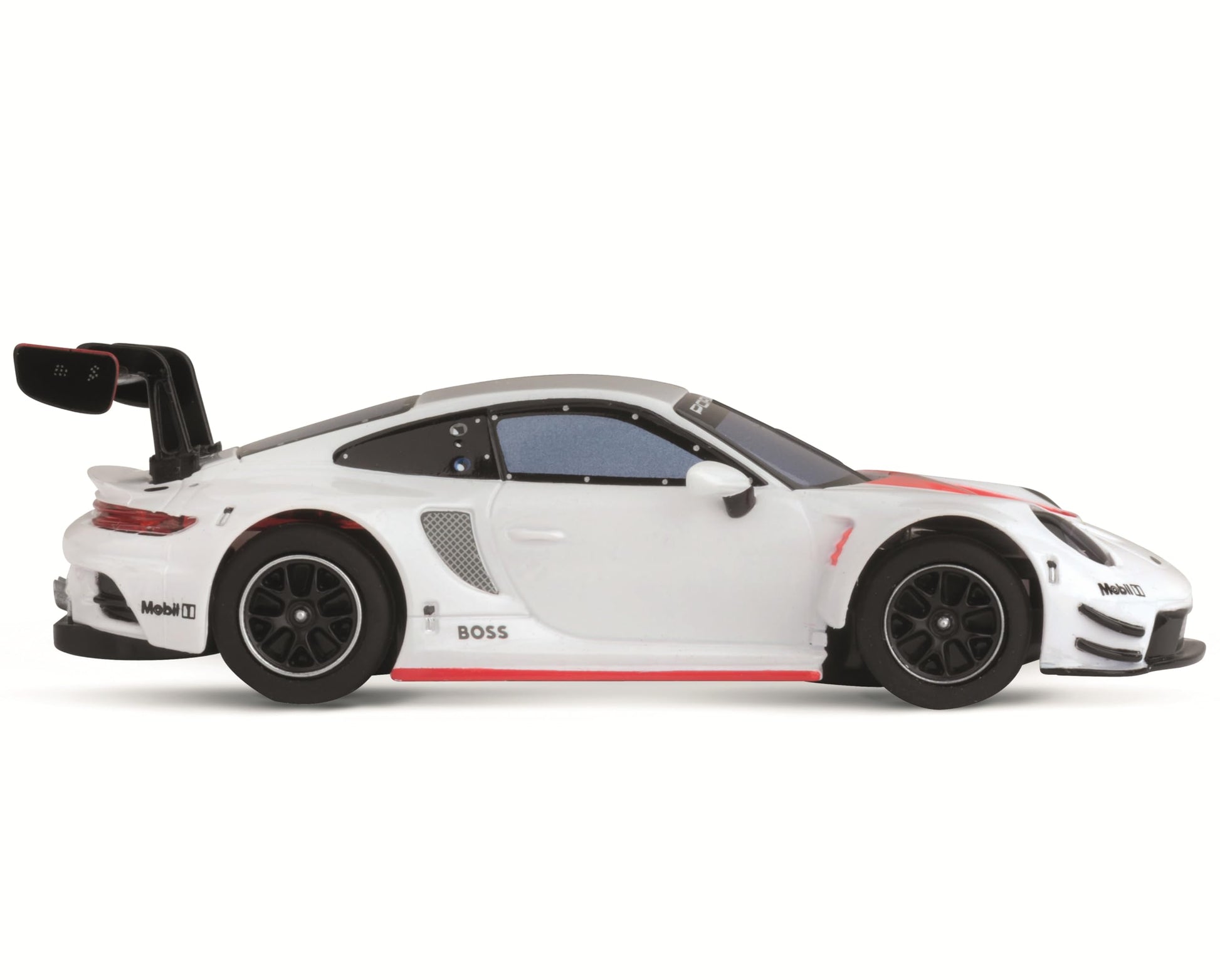 Carrera Hybrid Racing Car Porsche 911 GT3 R White Lightning 1:50 Scale Front and Rear Lights USB-C Rechargeable RC Additional Vehicle