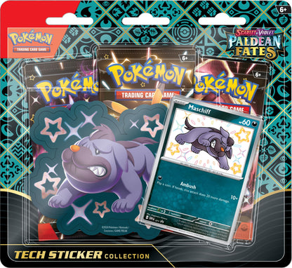 POKEMON TCG: Scarlet and Violet: PALDEAN Fates: TECH Sticker Collection - Shiny Maschiff