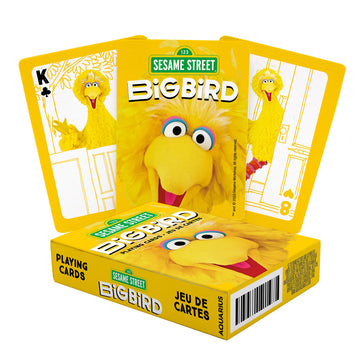AQUARIUS Sesame Street Big Bird Playing Cards - Big Bird Themed Deck of Cards for Your Favorite Card Games - Officially Licensed Sesame Street