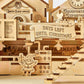 bennama 3D Wooden Puzzles Santa's Factory Model Kits, Brainteaser and Puzzle for Christmas/Birthday,Gifts for Adults and Teens to Build Combination
