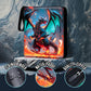 Trading Card Binder 9-Pocket - Display Pocket & ID Slot, Holds 900 Cards, Zippered 3-Ring Card Album with 50 Removable Sleeves for TCG/Sports Cards +