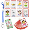 Amonev Special Needs My Communication Cards for Special Ed, Speech Delay Non Verbal Children and Adults with Autism 27 Flashcards for Visual aid or
