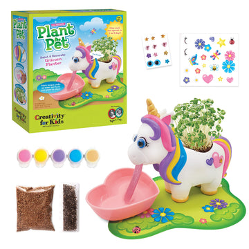 Creativity for Kids Unicorn Self-Watering Plant Pet, Unicorn Crafts for Girls, Summer Activities for Kids, DIY Garden Craft Kit (Ages 6+)