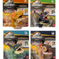 Jurassic World 2023 Wild Pop Ups Uncaged Set of 4 Figures (Triceratops, Indoraptor, Giganotosaurus, Parasaurolophus) from HJB51-956E Release