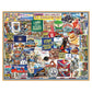 White Mountain 1000 Piece Jigsaw Puzzle Beehive State Collage, I Love Utah