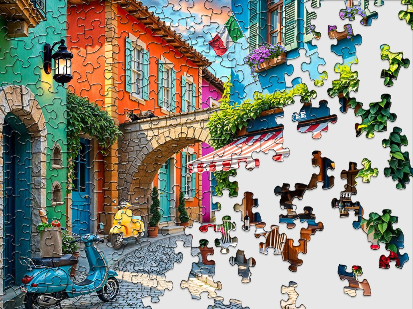 Springbok Streets of Italy 500 Piece Jigsaw Puzzle for Adult