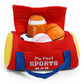 GUND Baby My First Sports Bag 5-Piece Sensory Plush Toy Playset for Babies