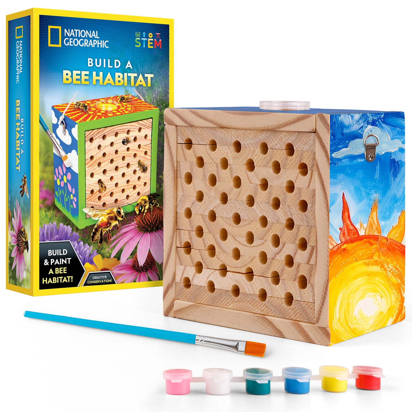 National Geographic Build a Bee Habitat Nature Craft Kit for Kids