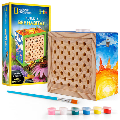 National Geographic Build a Bee Habitat Nature Craft Kit for Kids