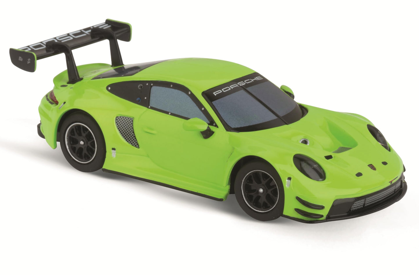 Carrera Hybrid Racing Car Porsche 911 GT3 R Acid Green 1:50 Scale Front and Rear Lights USB-C Rechargeable RC Additional Vehicle