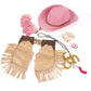 Our Generation - Rodeo Play Set - Equestrian Set - Cowboy Hat, Western Chaps & Horse Toy - 18-Inch Doll Accessories - Pretend Play - Toy for Kids 3