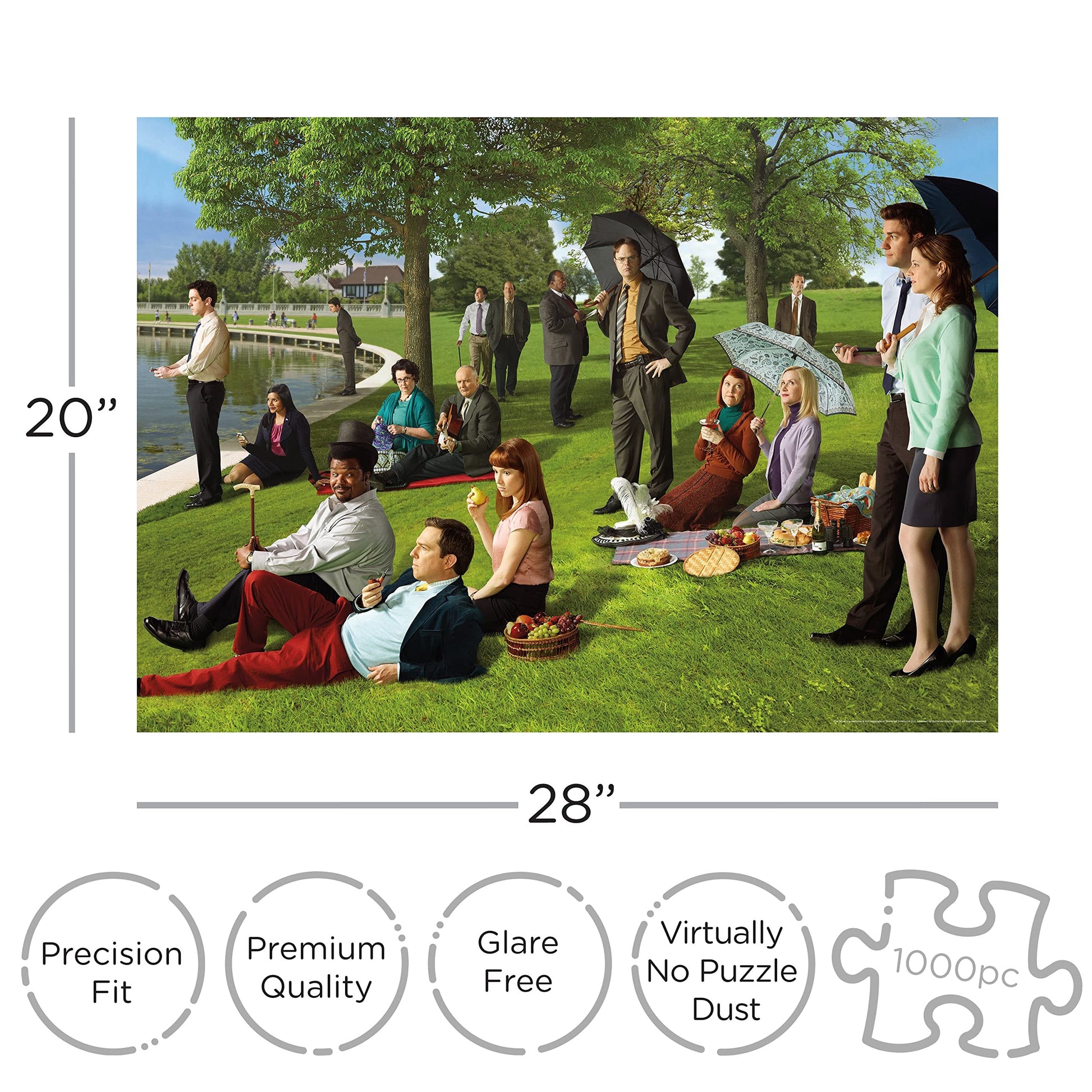 AQUARIUS The Office Sunday Afternoon 1000 Piece Jigsaw Puzzle