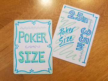 Apostrophe Games Blank Playing Cards (Poker Size, Uncoated) 2.5" x 3.5", 180 Blank Flash Cards, Board Game Cards & Study Guide Cards
