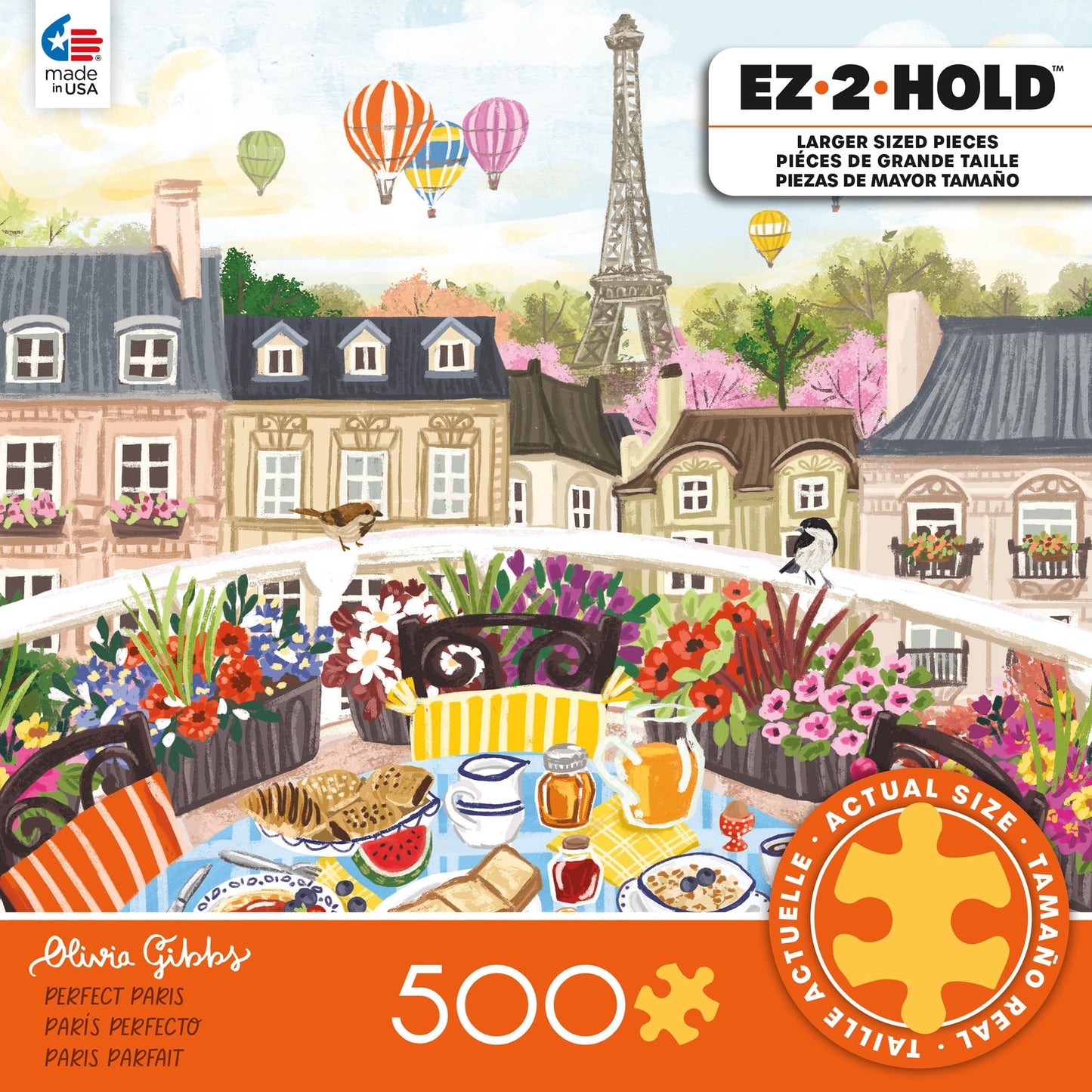 Ceaco - Perfect Paris - 500 Large Piece Jigsaw Puzzle for Adults