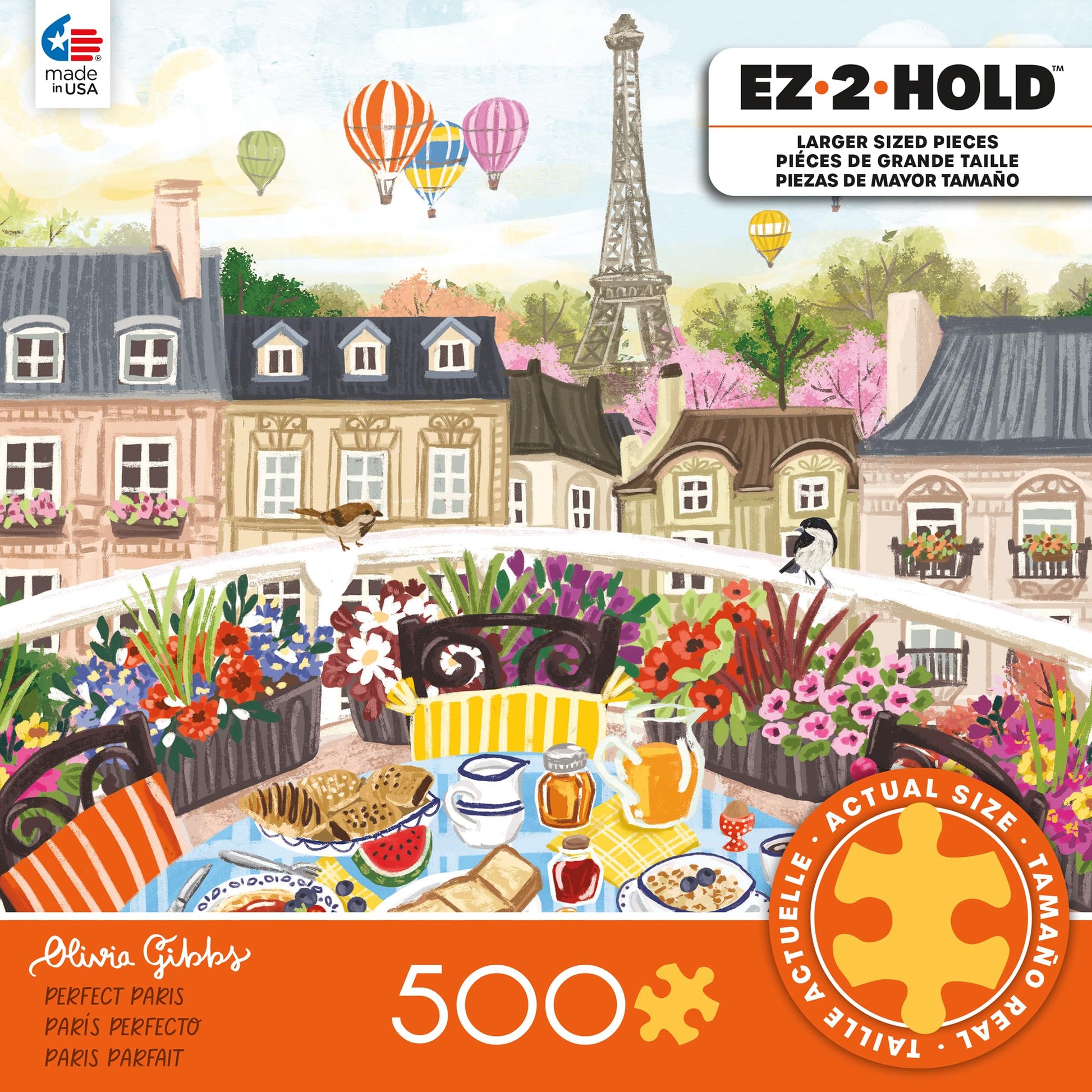 Ceaco - Perfect Paris - 500 Large Piece Jigsaw Puzzle for Adults