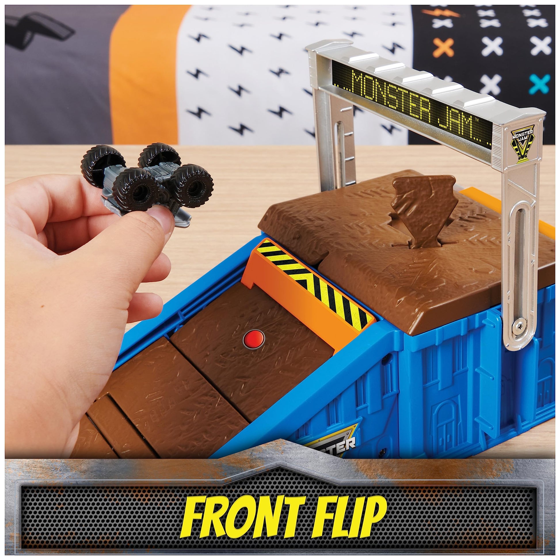 Monster Jam Freestyle Flip Playset