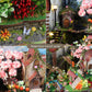 Splashora DIY Miniature Dollhouse Kit, Forest Fairyland with Cherry Blossom Tree, Tiny House Building Kit for Adults DIY Crafts Birthday for Family
