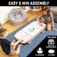 GoSports 40 Inch Table Top Air Hockey Game for Kids - Oak