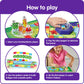 hand2mind Numberblocks Race to Pattern Palace! Board Game, Educational Board Games, Numbers for Toddlers, Math Toys for Kids 3-5, Preschool Learning