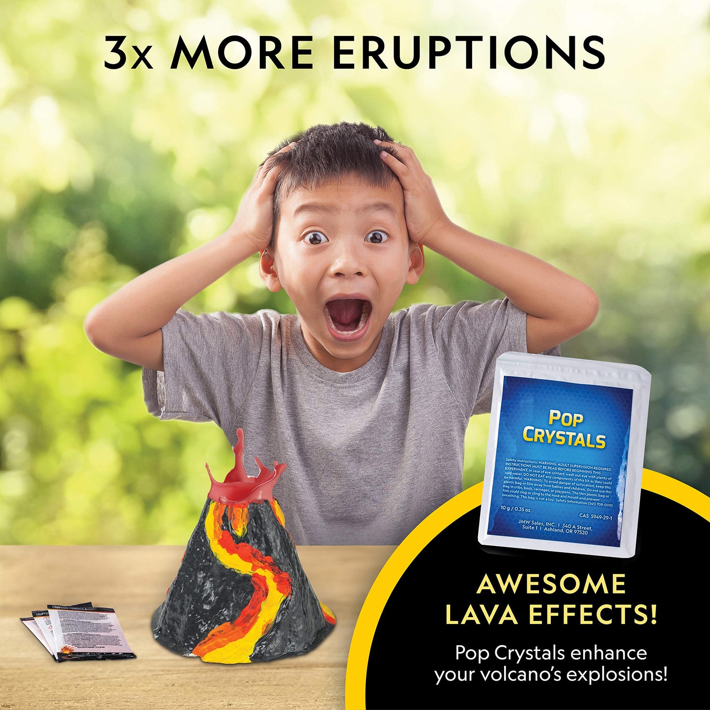 National Geographic Ultimate Volcano Science Kit for Kids Ages 8-12