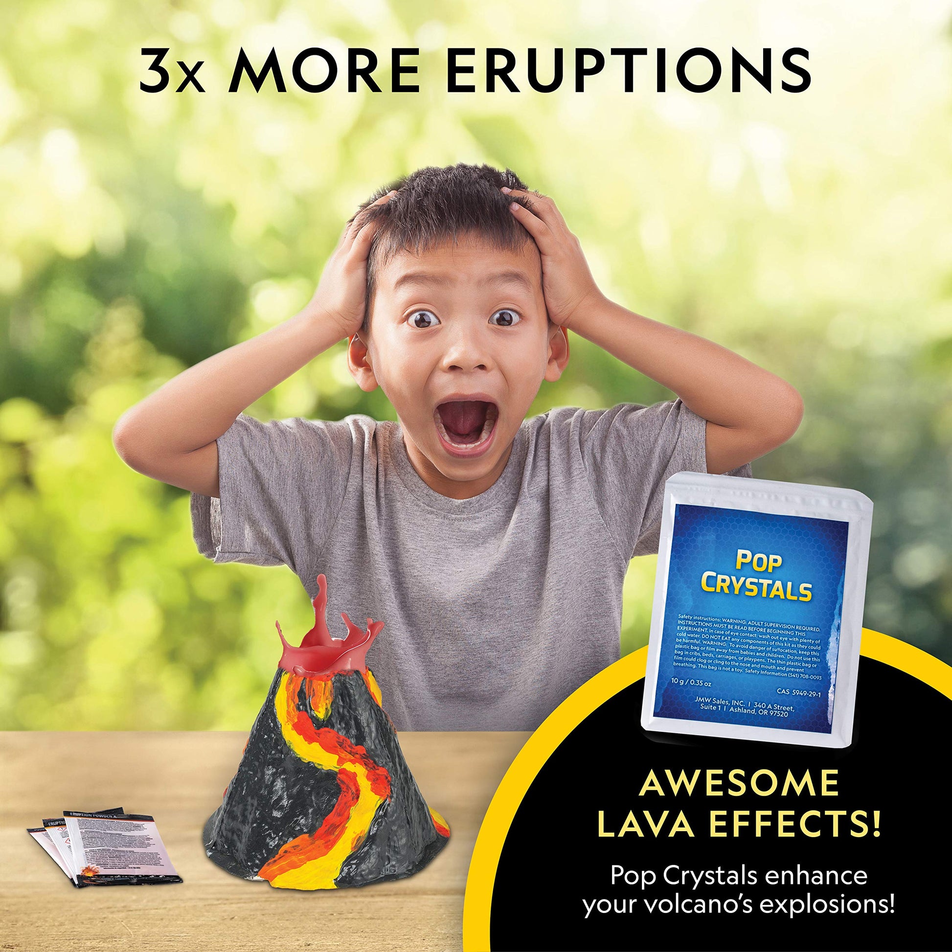 National Geographic Ultimate Volcano Science Kit for Kids Ages 8-12