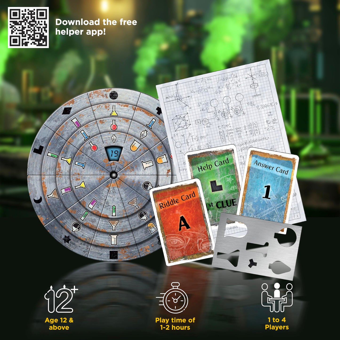Exit: The Secret Lab | Exit: The Game - A Kosmos Game | Kennerspiel Des Jahres Winner | Family-Friendly, Card-Based At-Home Escape Room Experience