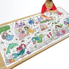 KangaToys Large Coloring Poster Ages 4 and Up Princess Theme 30 x 72 Inches Rolled Ideal Size for Parties and Group Activities