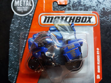 Matchbox, 2016 MBX Heroic Rescue, BMW R1200 RT-P Motorcycle [Black/Blue] #83/125 by Matchbox