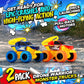 Team Power 2 Pack Monster Truck Toys Drone Warrior, Disc-Launching 5.2" Battle Trucks Pull-Back & Go, Age 3, 4-7 and Above Boys Birthday Gifts [Amazon