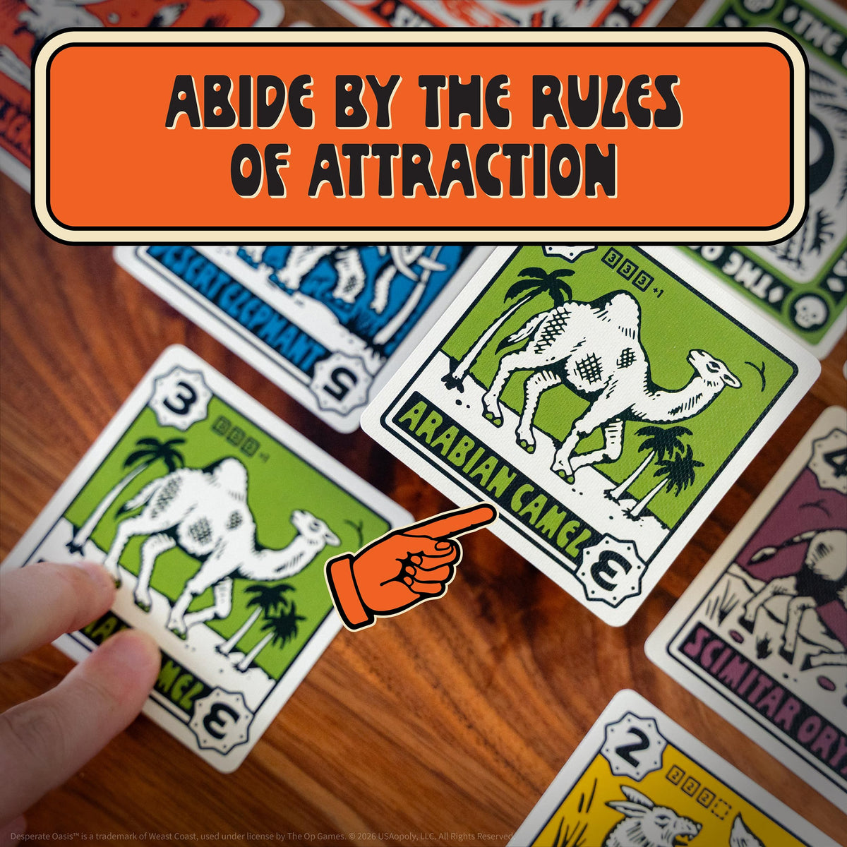 Desperate Oasis, A Desert Animal Themed Head-to-Head Strategy Card Game