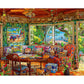 White Mountain 1000 Piece Jigsaw Puzzle Scenic Lake, Puzzler’s Paradise