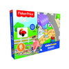 Fisher Price 6 Pc Mega Floor Mat with Vehicle Playmat with Vehicle