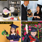DolliBu Graduation Dress Up Set for Teddy Bear Plush Toy - Graduation Outfit for Stuffed Animals, Cute Set of Gown & Cap with Yellow Tassel for Teddy