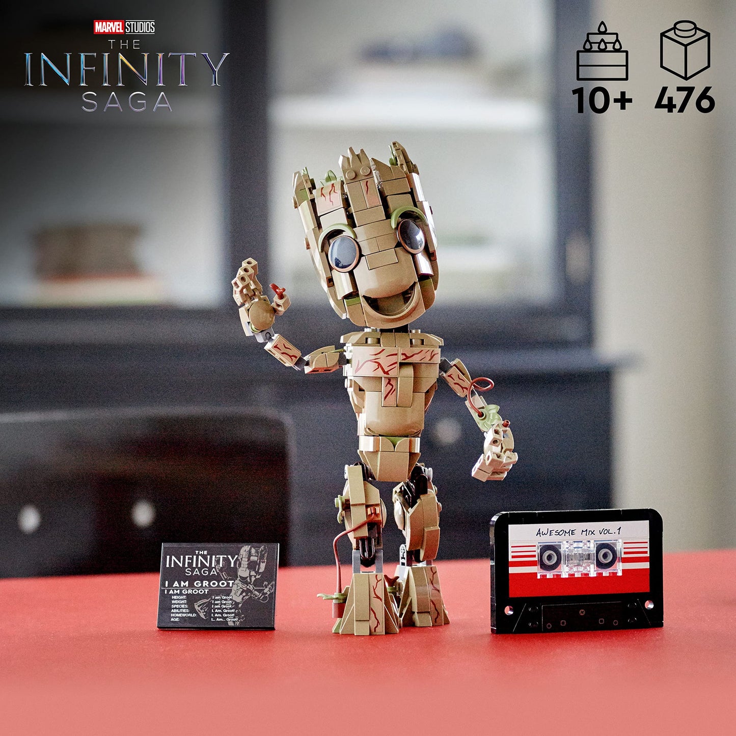 Lego Marvel I am Groot 76217 Building Toy Set - Action Figure from The Guardians of The Galaxy Movies, Baby Groot Model for Play and Display, Great