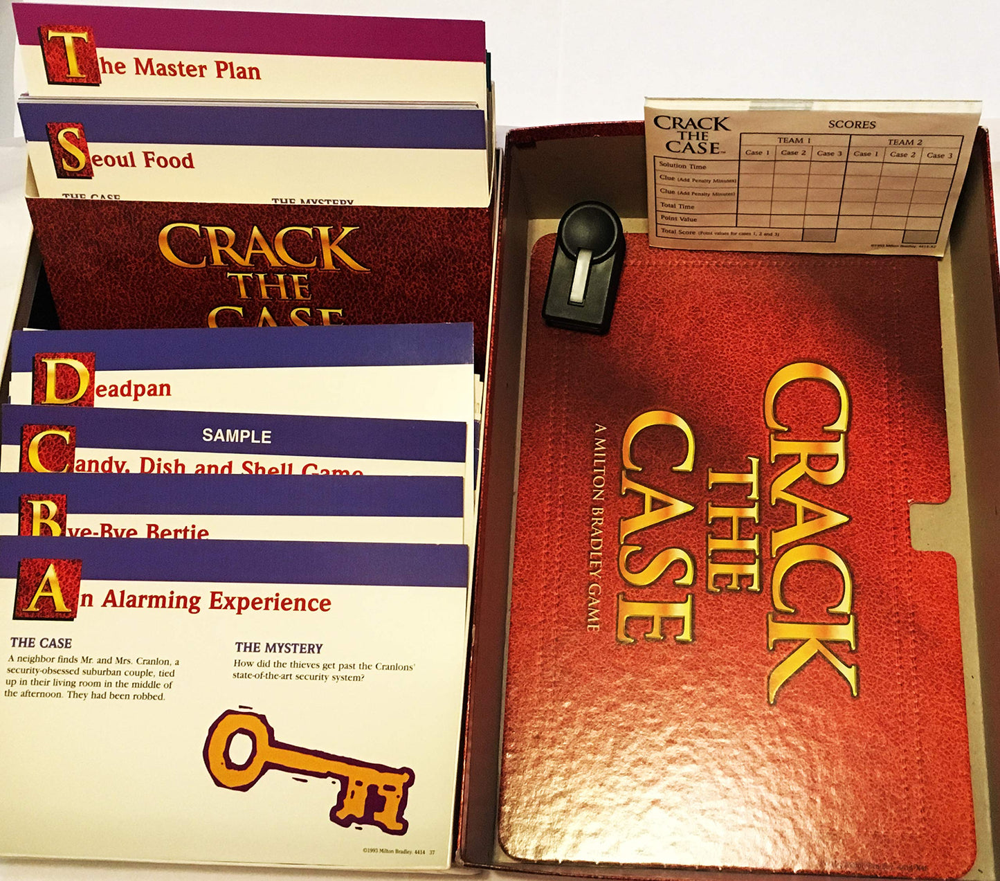 Milton Bradley Crack The Case ~ A Compendium of Mini-Mysteries