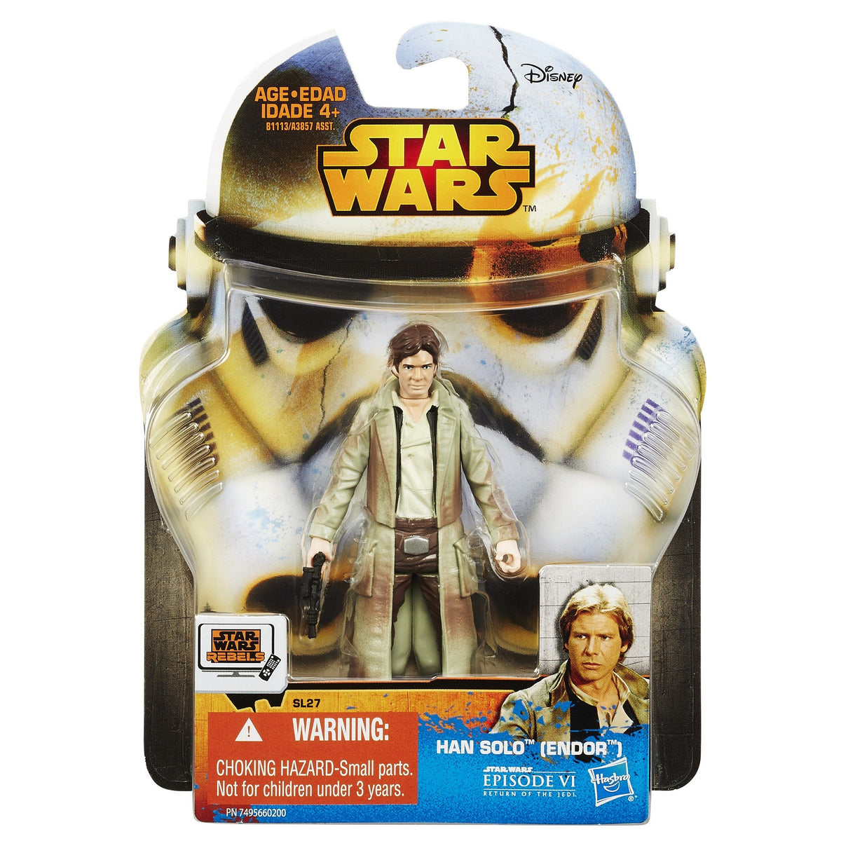 Star Wars Saga Legends Han Solo (Endor) Figure