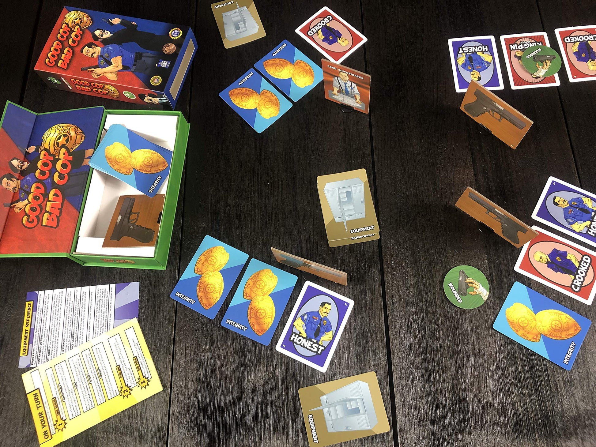 Pull the Pin Games Good Cop Bad Cop - Board Games & Card Games for Epic Fun - Hidden Identity Party Card Game - Fast-Paced Social Deduction - Easy