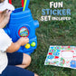 ToyVelt Toddler Golf Set - Kids Golf Clubs with 6 Balls, 4 Golf Sticks, 2 Practice Holes and a Putting Mat - Promotes Physical & Mental Development
