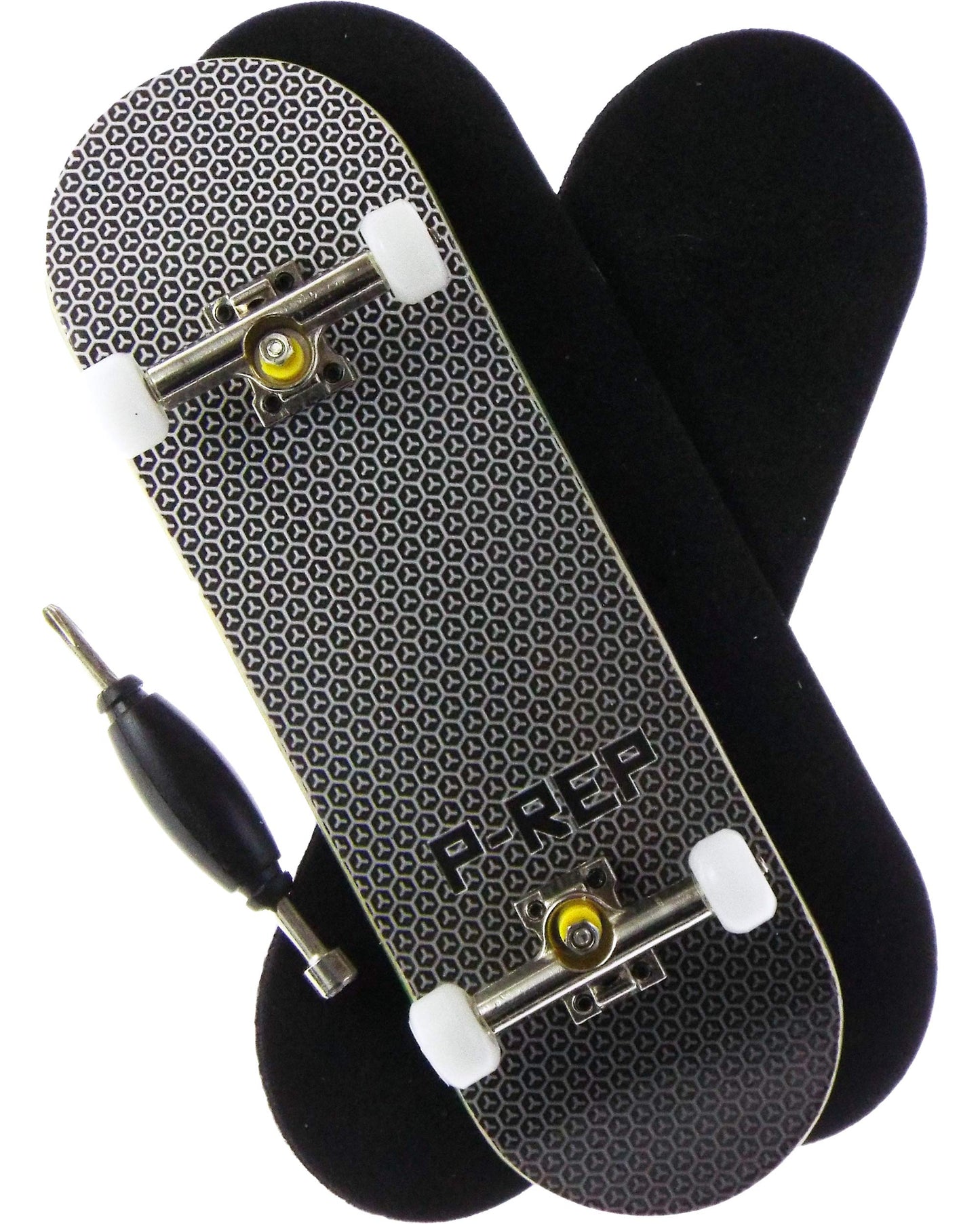 P-REP Starter Complete Wooden Fingerboard 30mm - White Logo 2016