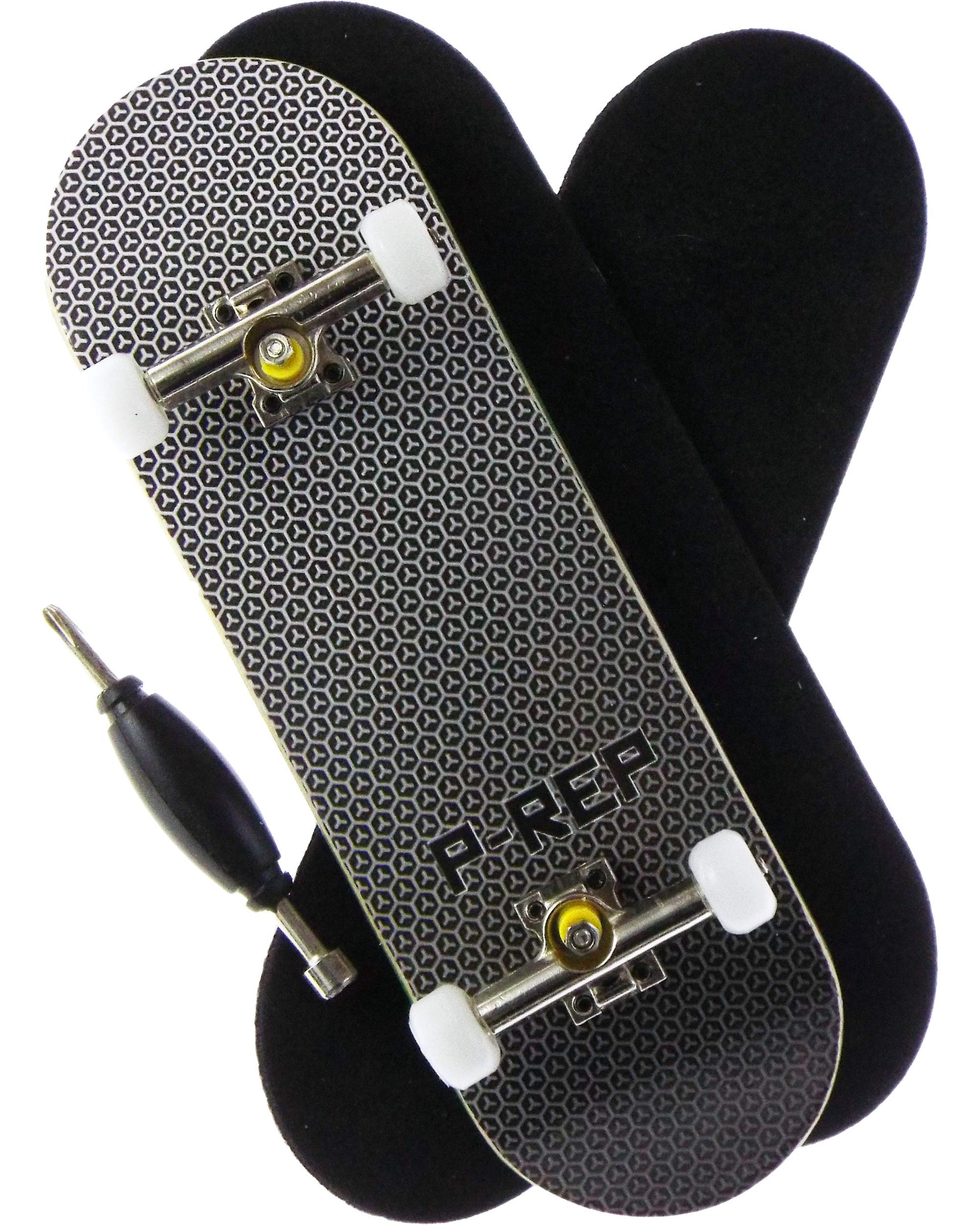P-REP Starter Complete Wooden Fingerboard 30mm - White Logo 2016