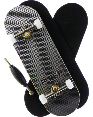 P-REP Starter Complete Wooden Fingerboard 30mm - White Logo 2016