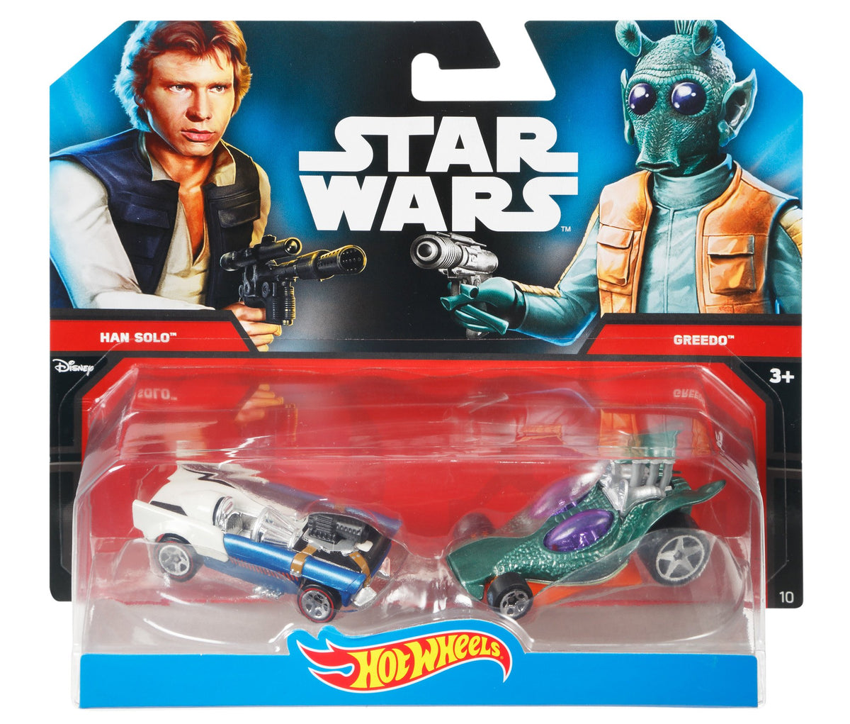 Hot Wheels Boys Star Wars Character Car Han Solo & Greedo (2 Pack)