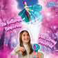 Sky Dancers Turquoise Twinkle - The Original Flying Doll Toy - Pull String Powered, Use Indoors or Outdoors, No Batteries Required, Gift for Kids 6+