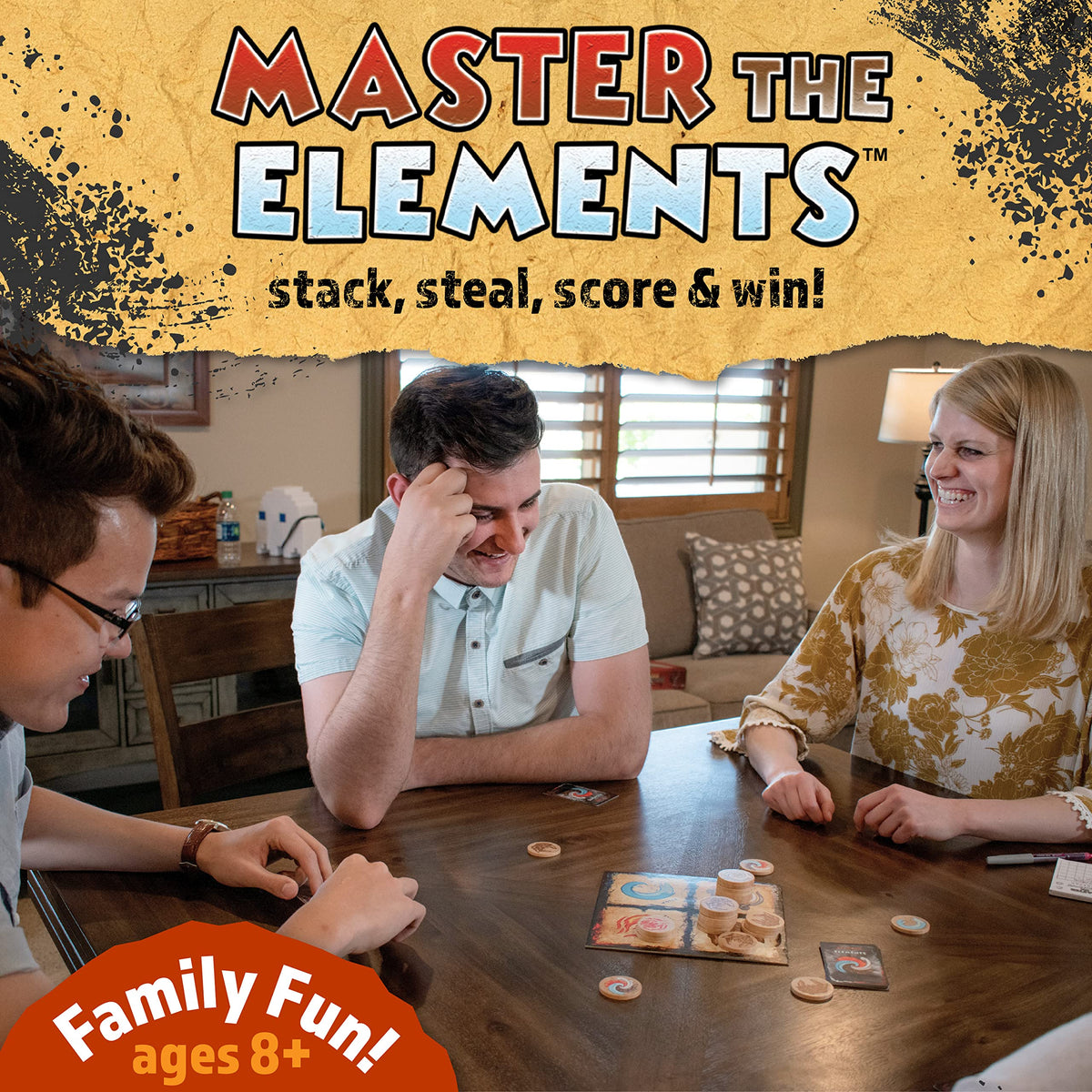 Master The Elements Novelty Board Game of Strategy and Chance